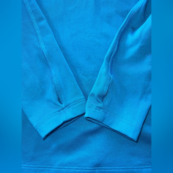 Nike Pro Combat Therma-FIT Dri-FIT Long Sleeve Shirt Blue Size M | EUC - Picture 9 of 12